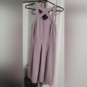 Purple Dress with Pockets size L